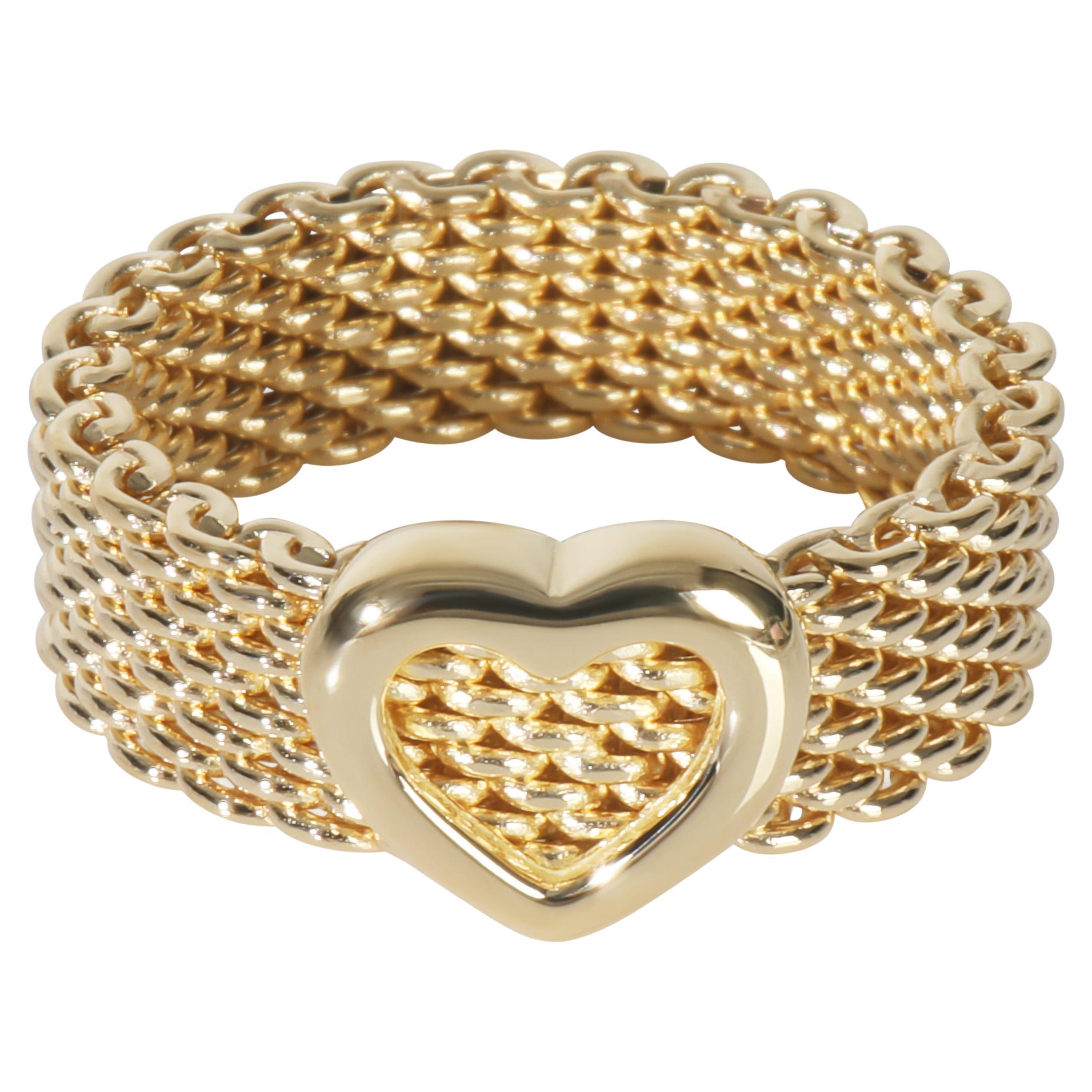 Tiffany 
Co. Or jaune  Bague en maille Somerset