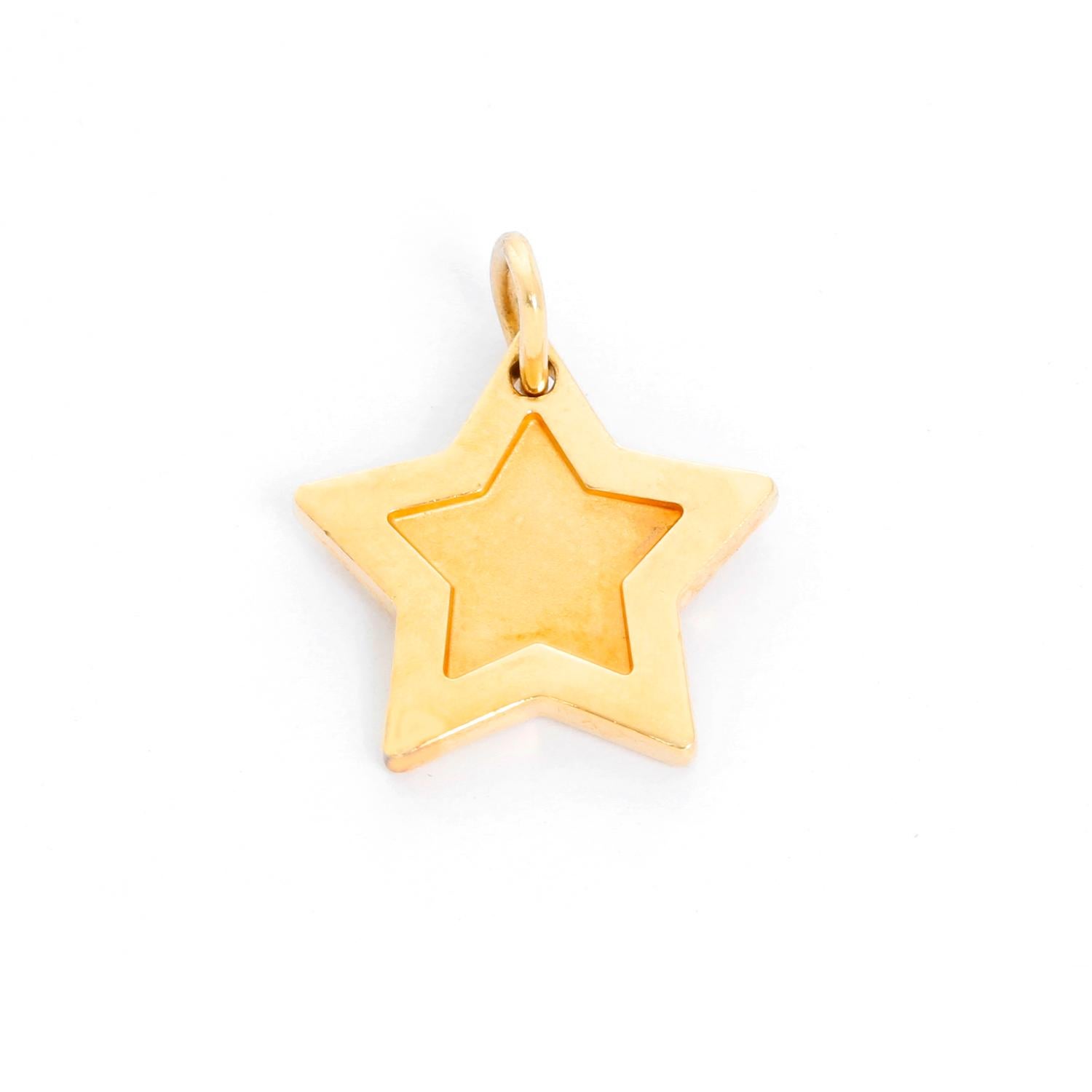 Tiffany & Co. Yellow Gold Star Charm In Excellent Condition In Dallas, TX