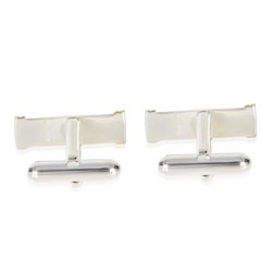 Tiffany & Co. Yellow Gold & Sterling Silver  Bar Cufflinks