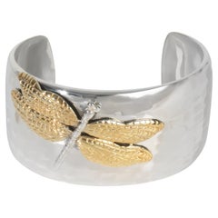 Tiffany & Co. Yellow Gold & Sterling Silver  Dragonfly Bracelet