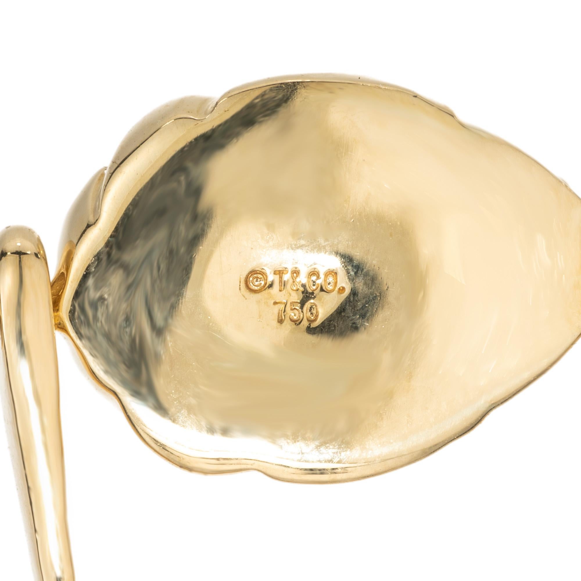 Tiffany & Co. Anillo Escarabajo Giratorio de Oro Amarillo en venta 1