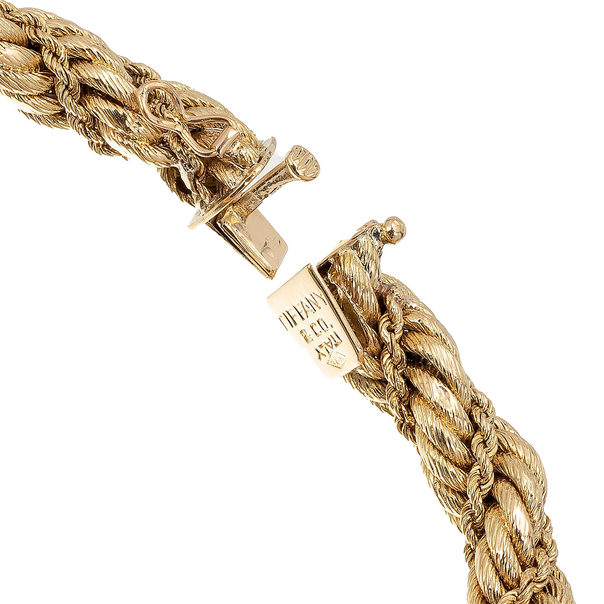 tiffany rope bracelet
