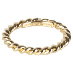 Tiffany & Co. Ring aus Gelbgold im gedrehten Seil-Design