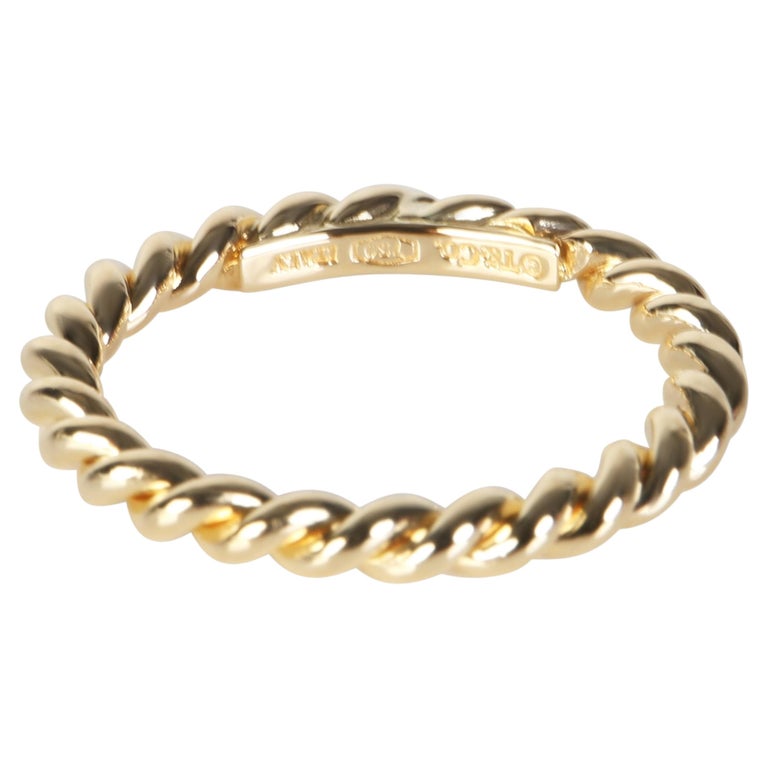 Tiffany & Co. Yellow Gold Twisted Rope Ring