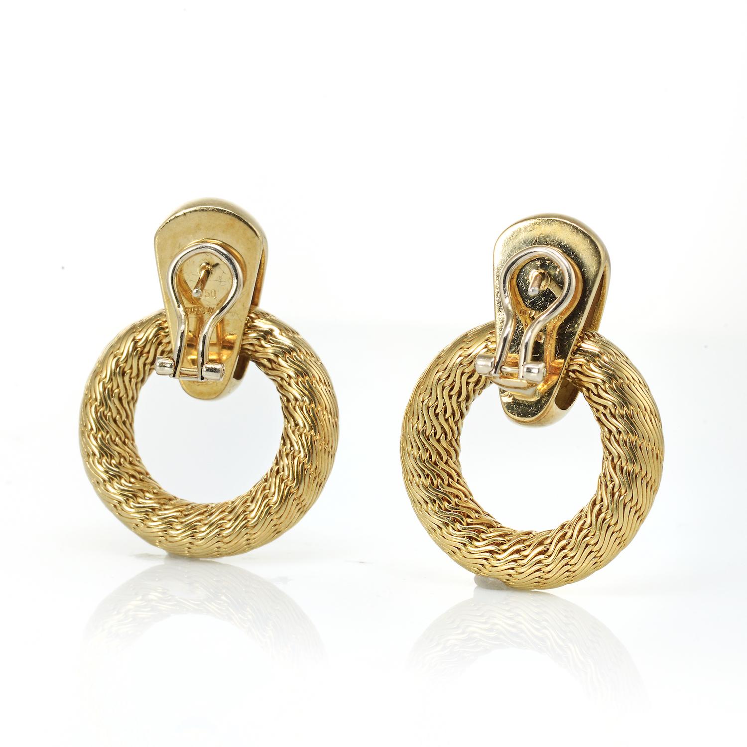 gold vintage earrings