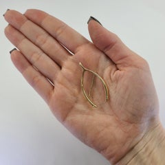Tiffany & Co. Yellow Gold Wishbone Pin