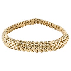 Tiffany & Co. Yellow Gold Woven Necklace