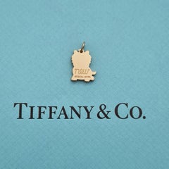 Tiffany & Co. Yorkie Dog 18k Rose Gold Charm Pendant