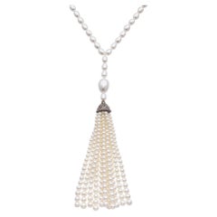 Tiffany & Co Ziegfeld Collection Tassel Freshwater Pearl Necklace