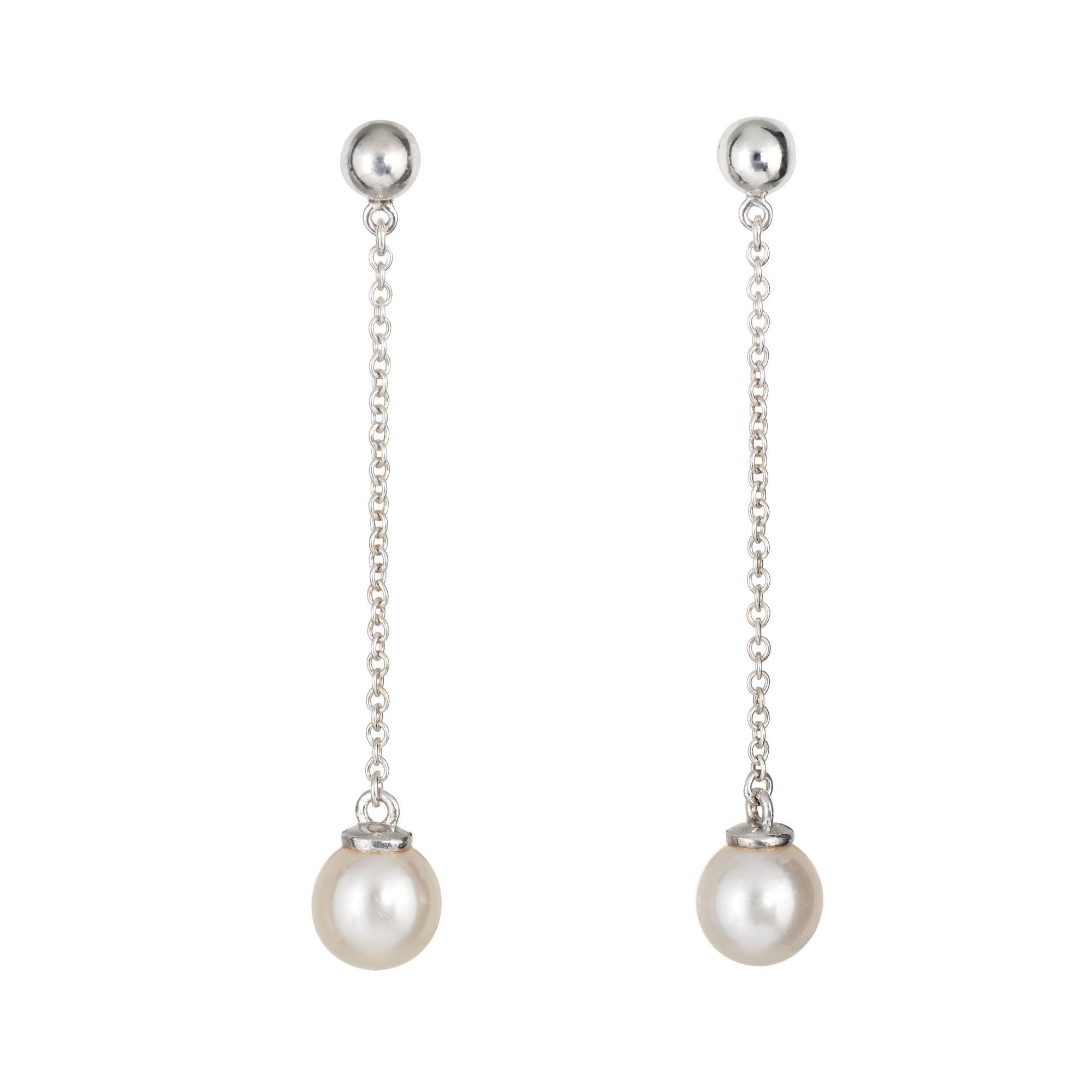 tiffany ziegfeld pearl drop earrings