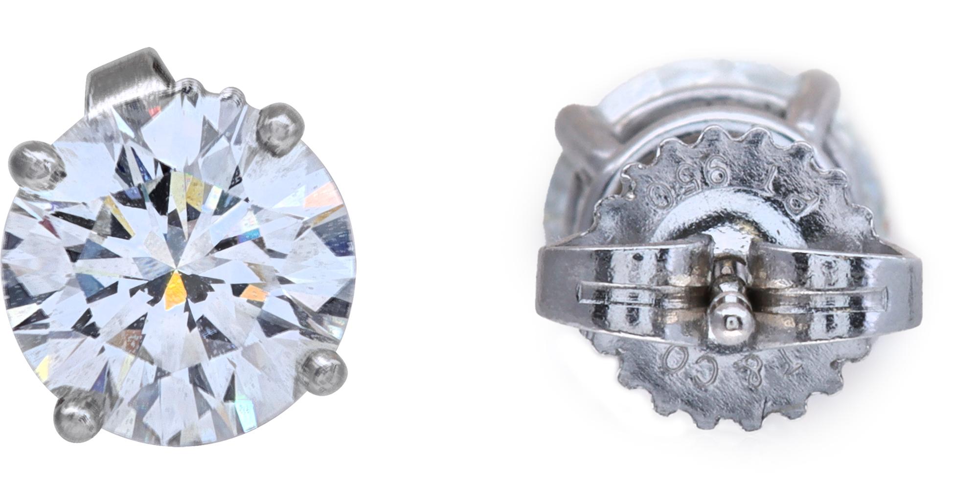 Donna Perle di diamanti Tiffany & Co. 1,04 ct e 1,03 ct H, VS1 in vendita