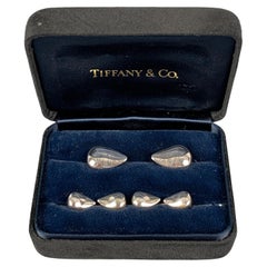 Vintage TIFFANY & CO.Elsa Perett Collection Sterling Silver Cuff Links