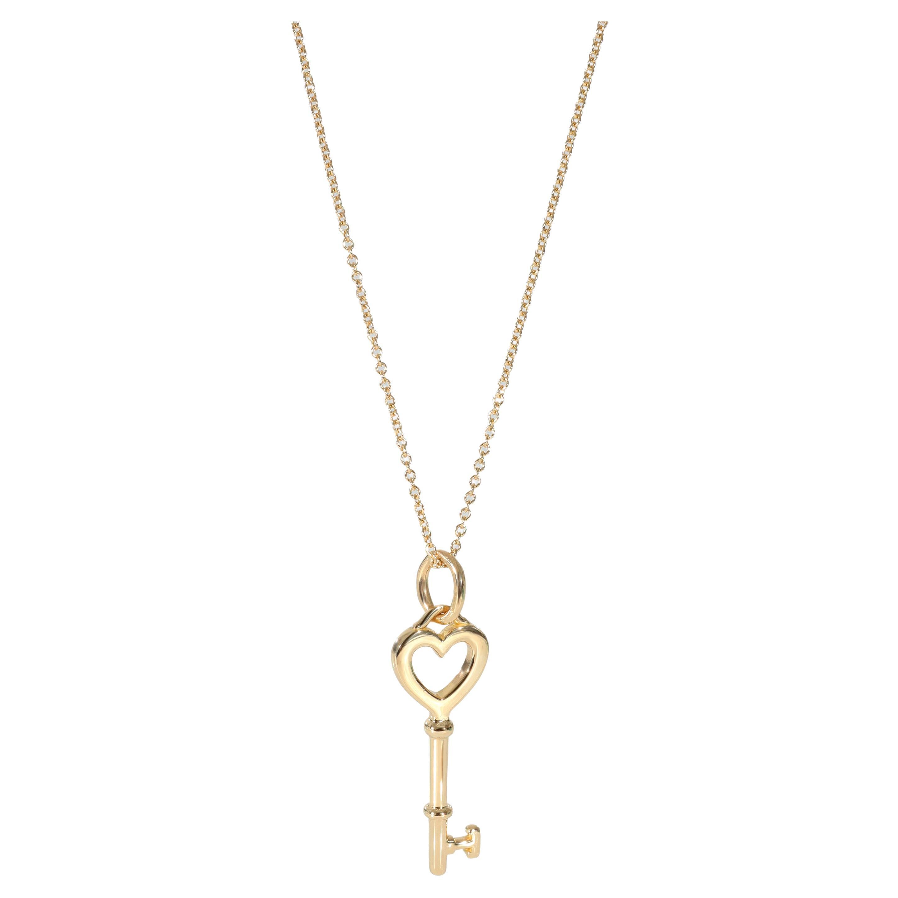 Tiffany & Co.Key Pendant on Chain in 18k Yellow Gold