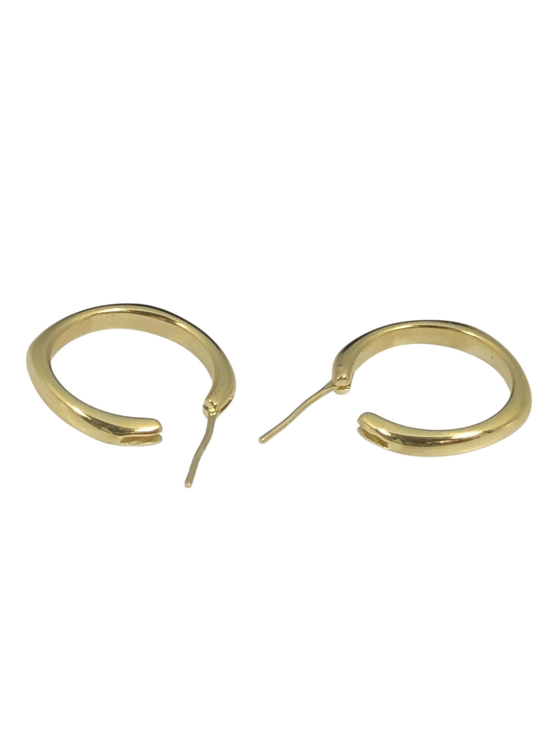 Tiffany & Company 18k Gelbgold-Ohrringe im Zustand „Hervorragend“ im Angebot in Chicago, IL