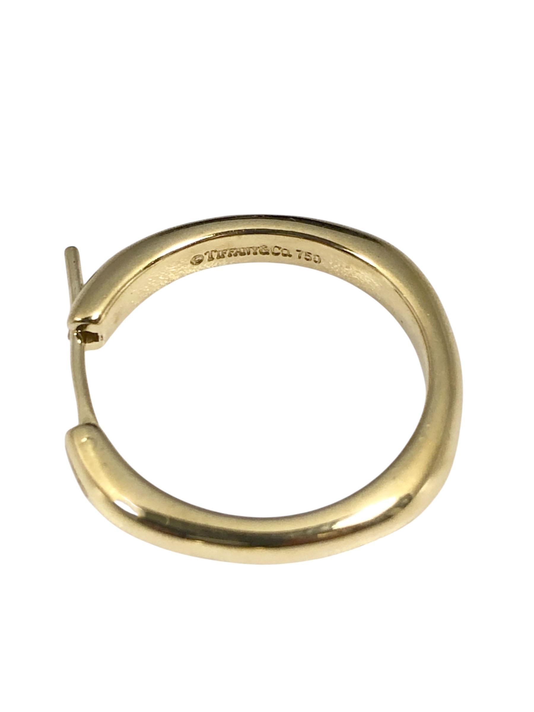 Tiffany & Company 18k Gelbgold-Ohrringe für Damen oder Herren im Angebot