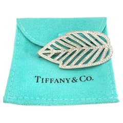 Tiffany & Company Authentic DiamondLeaf brooch 4.50 Carats