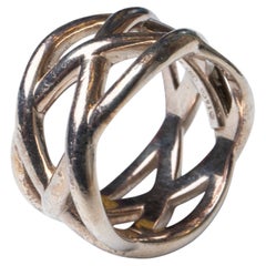 Tiffany & Company Celtic Wave Sterling Silver Band Ring