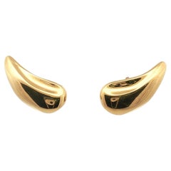 Tiffany
Company Elsa Peretti Boucles d
oreilles vintage en or jaune 18 carats