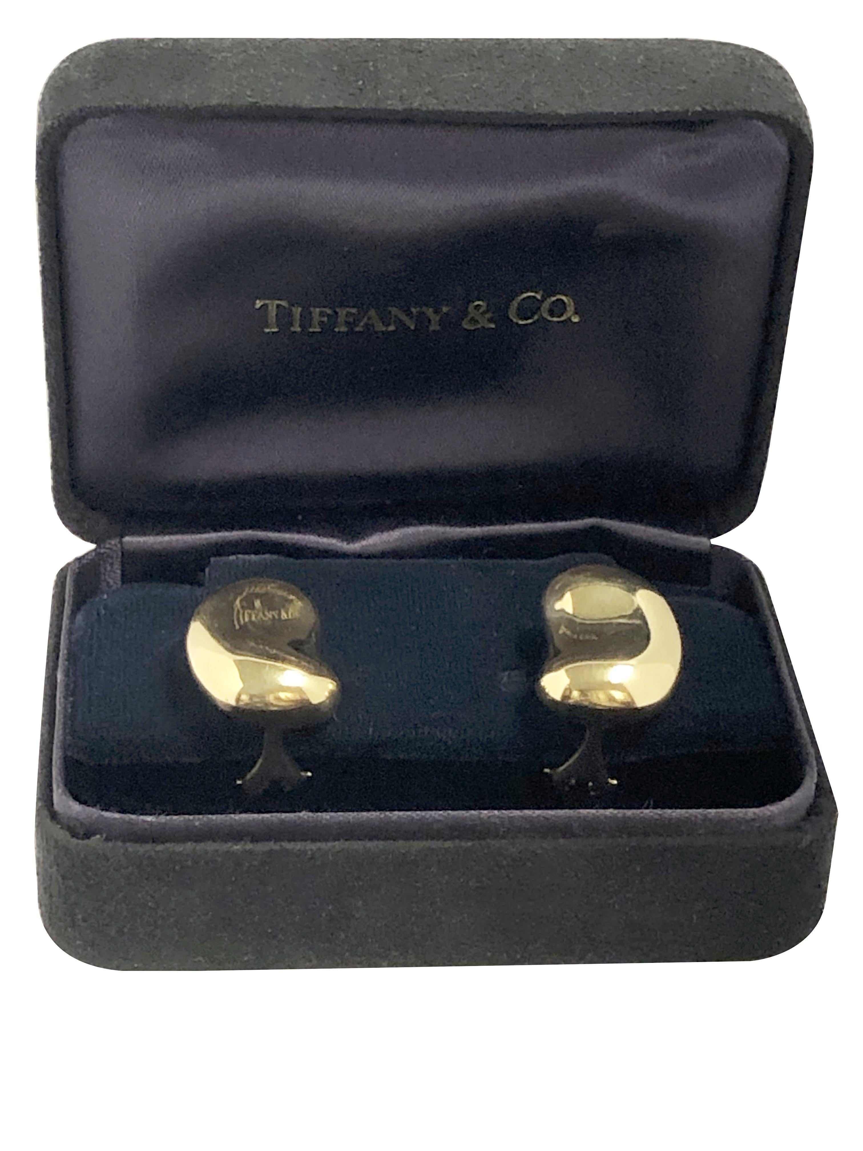 Women's Tiffany & Company Elsa Peretti Iconic Large Gold Bean Earrings