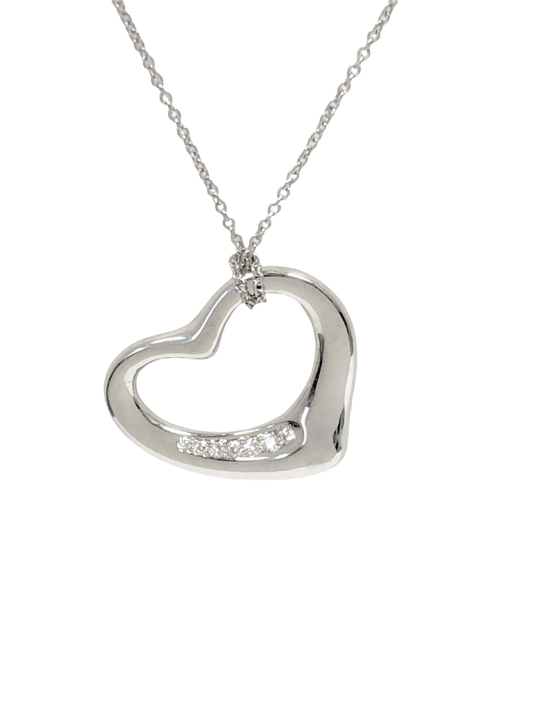 tiffany heart necklace 2000s