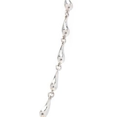 Tiffany & Company Elsa Peretti Sterling Silver Teardrop Necklace