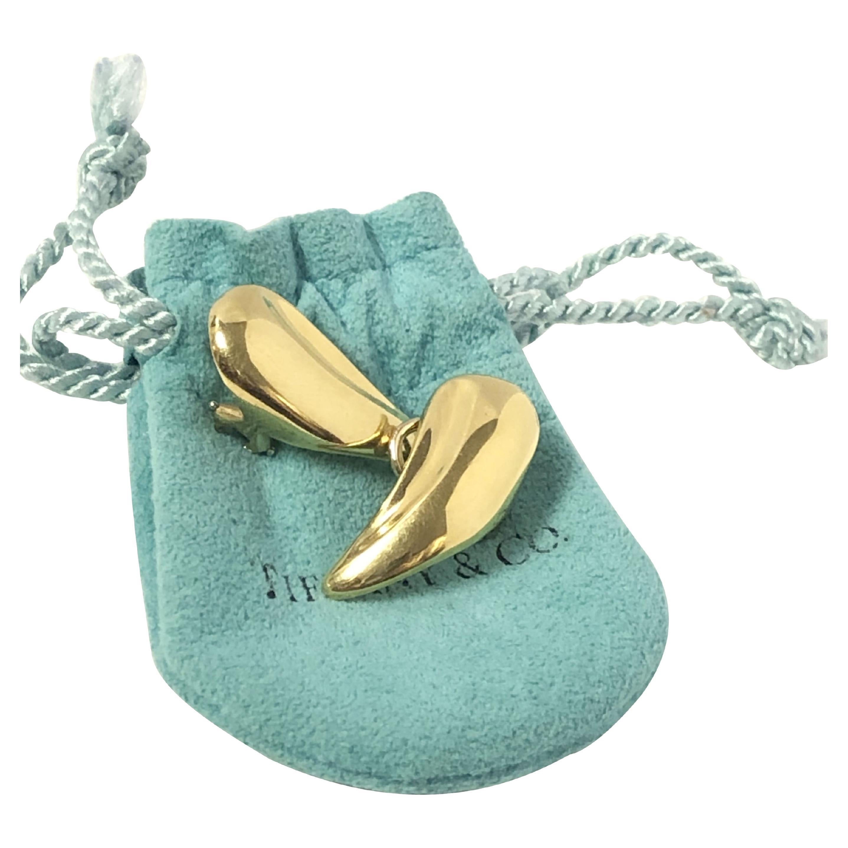 Tiffany & Company Orecchini in oro giallo Elsa Peretti in vendita