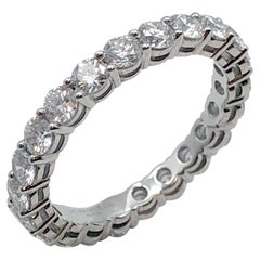 Tiffany & Company Forever collection Platinum and Diamond Eternity Band Ring