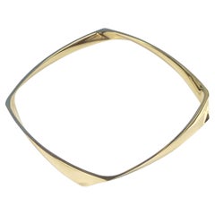 Tiffany & Company Frank Gehry Yellow Gold Torque Bracelet