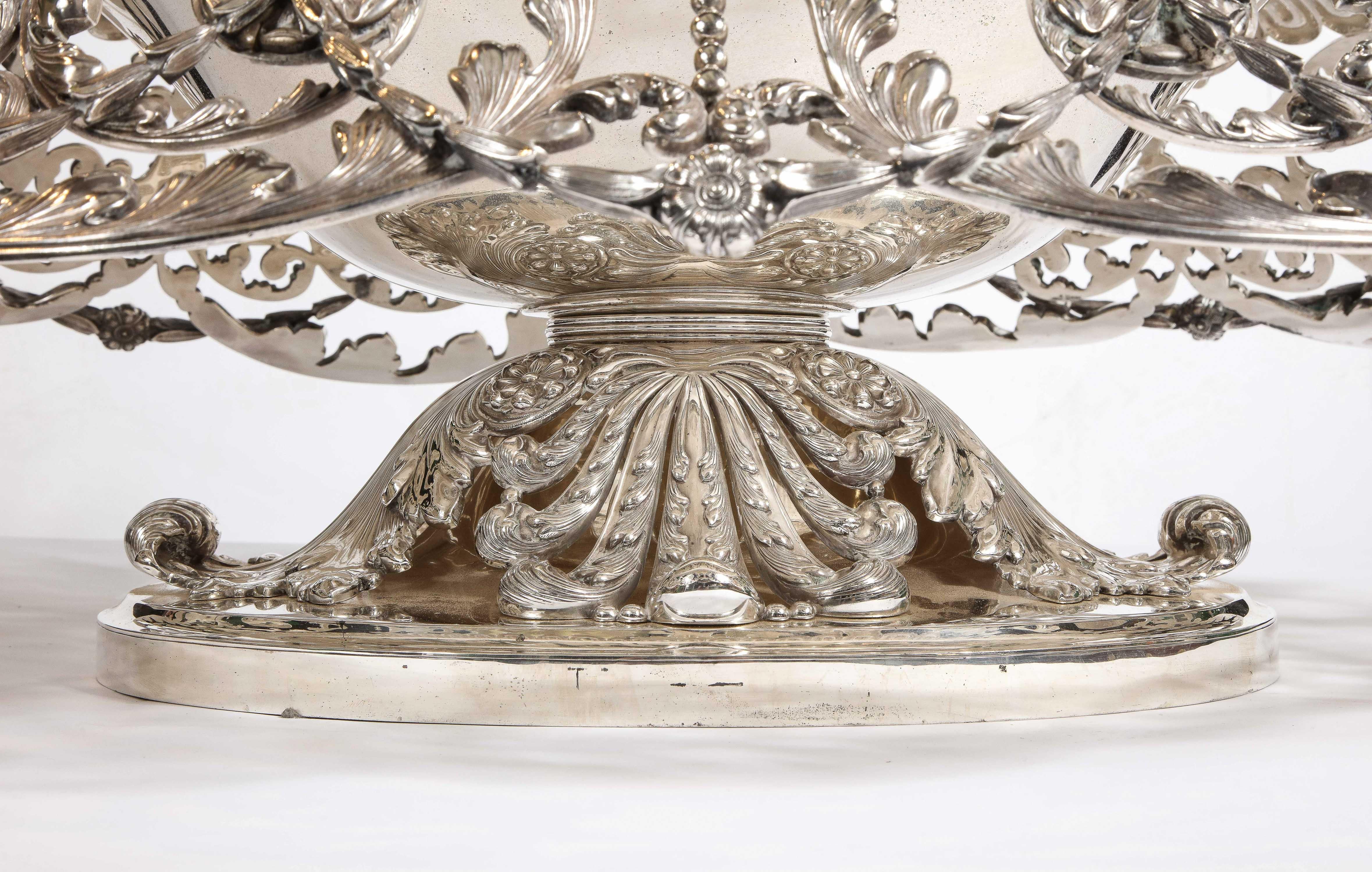Tiffany & Company, George Paulding Farnham, A Rare, Lavish Silver Centerpiece For Sale 10