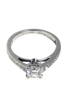 Tiffany & Company "Grace" collection Platinum Diamond Engagement Ring