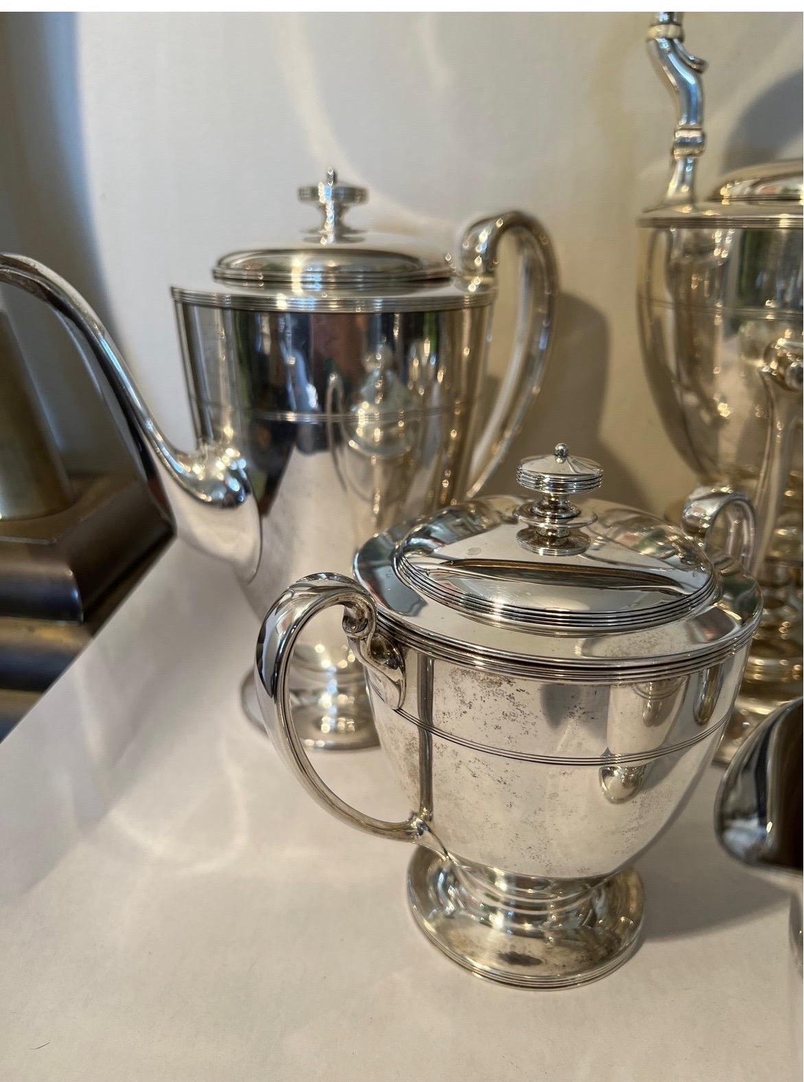 Tiffany & Company “Hampton” Sterling Silver Tea & Coffee Service- 6 Pieces For Sale 1