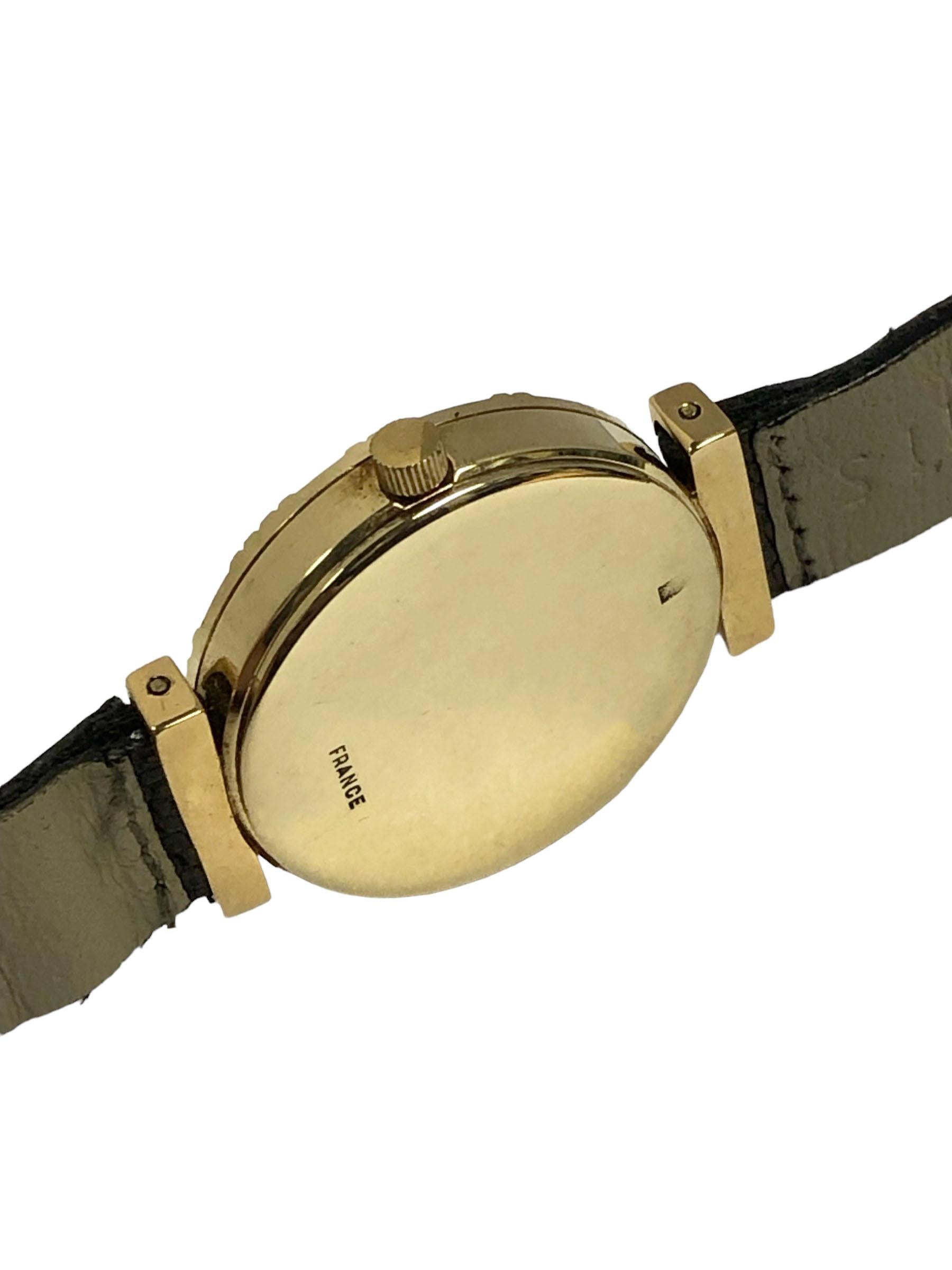 Tiffany & Company Ladies 18k Yellow Gold Atlas Wrist Watch In Excellent Condition In Chicago, IL