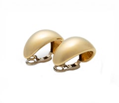 Tiffany & Company Large and wide half Hoop Earrings