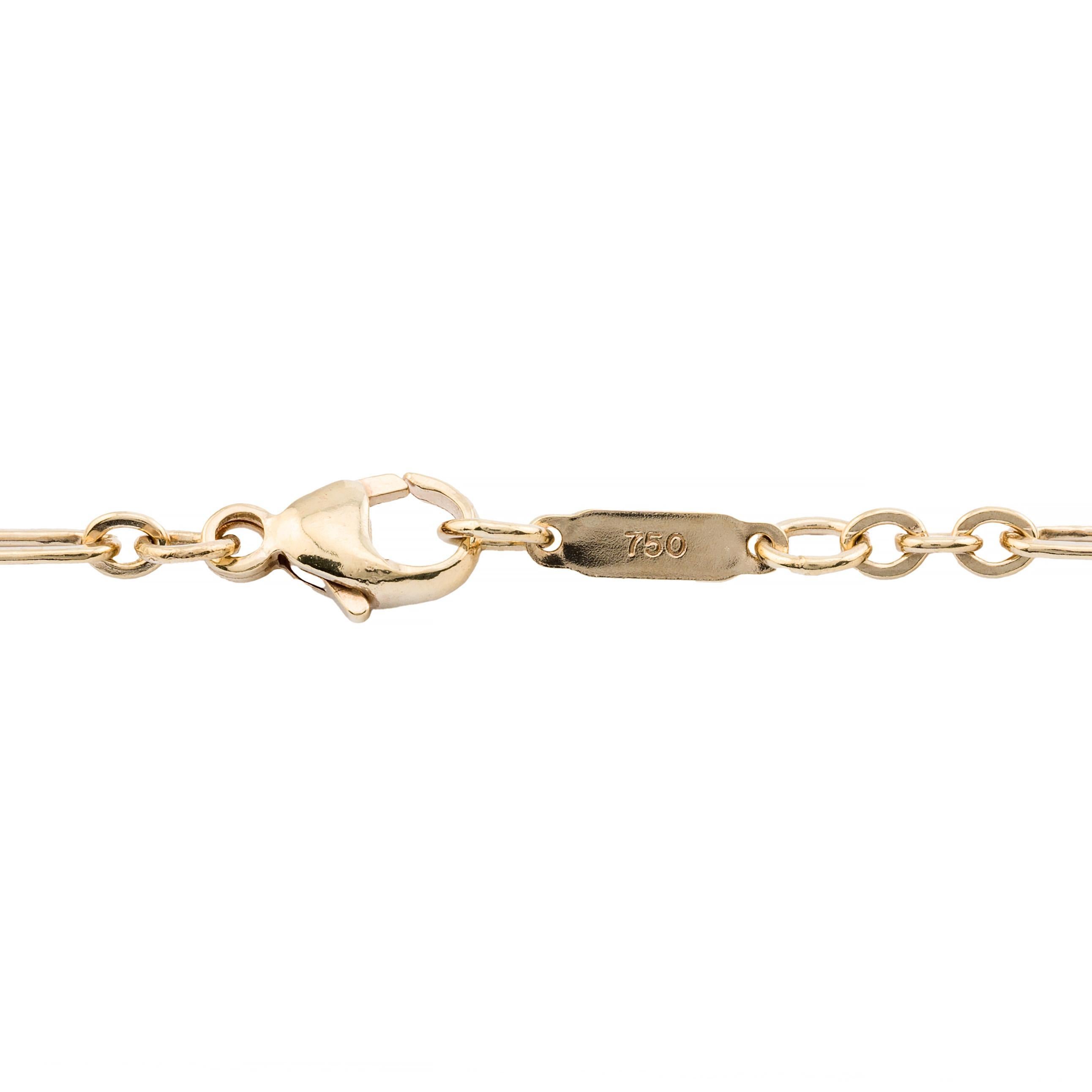 Tiffany & Company - Grand collier à cœur sentimental en or jaune 18 carats en vente 2