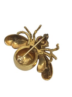 Tiffany & Company Large Yellow Gold Bee Brooch