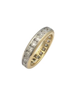 Tiffany & Company Lucida 18k Platinum Diamond Eternity Band Ring