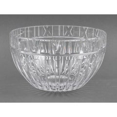 Tiffany & Company Mid-Century Cut Crystal Centerpiece Atlas Bowl