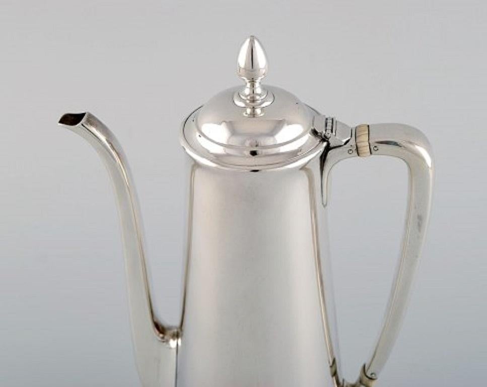 American Tiffany & Company, New York, Coffee Service in Sterling Silver, Early 20th C.