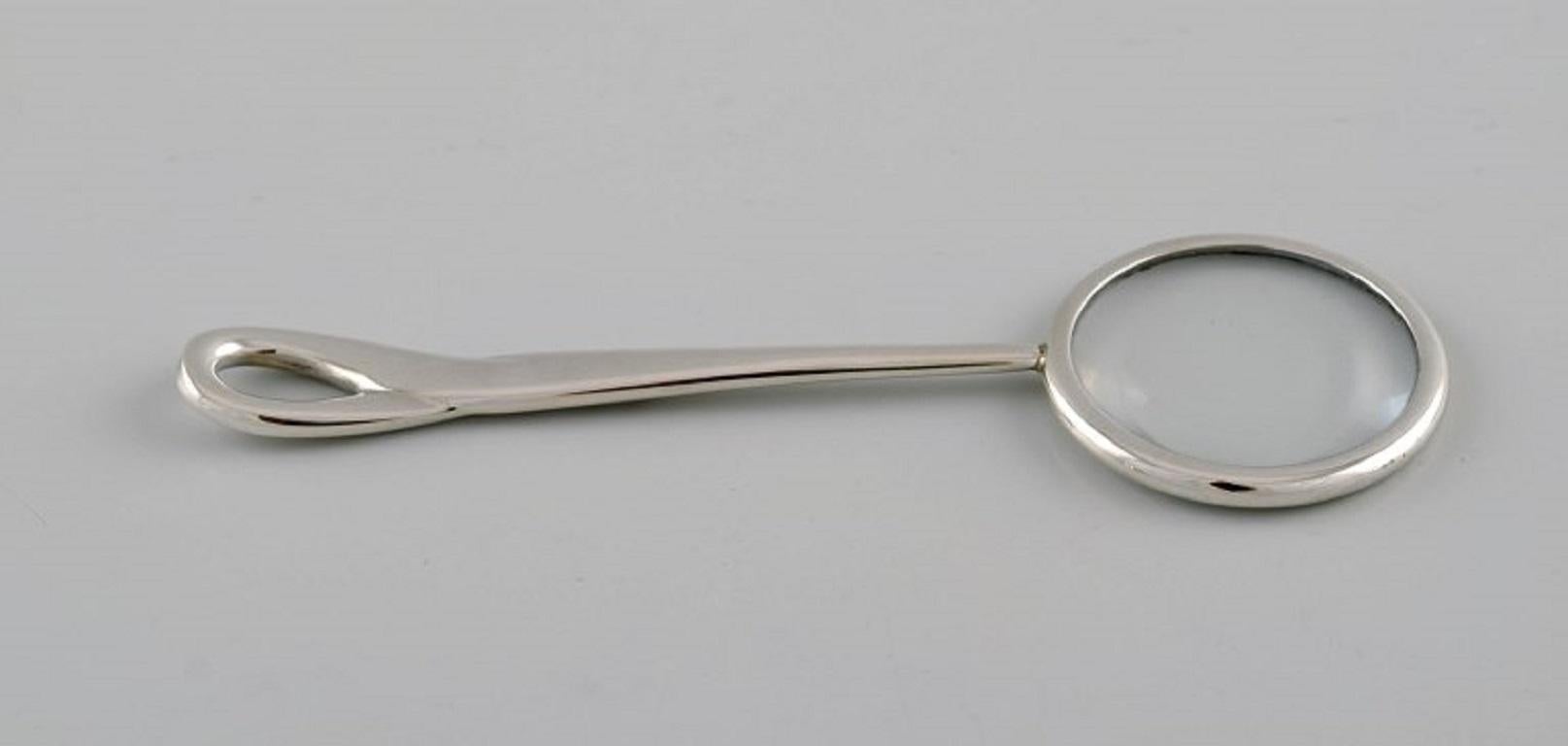 Late 20th Century Tiffany & Company, New York, Magnifying Glass in Sterling Silver, 1980s