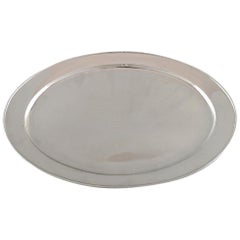 Vintage Tiffany & Company, New York, Oval Serving Dish in Sterling Silver, 1930s