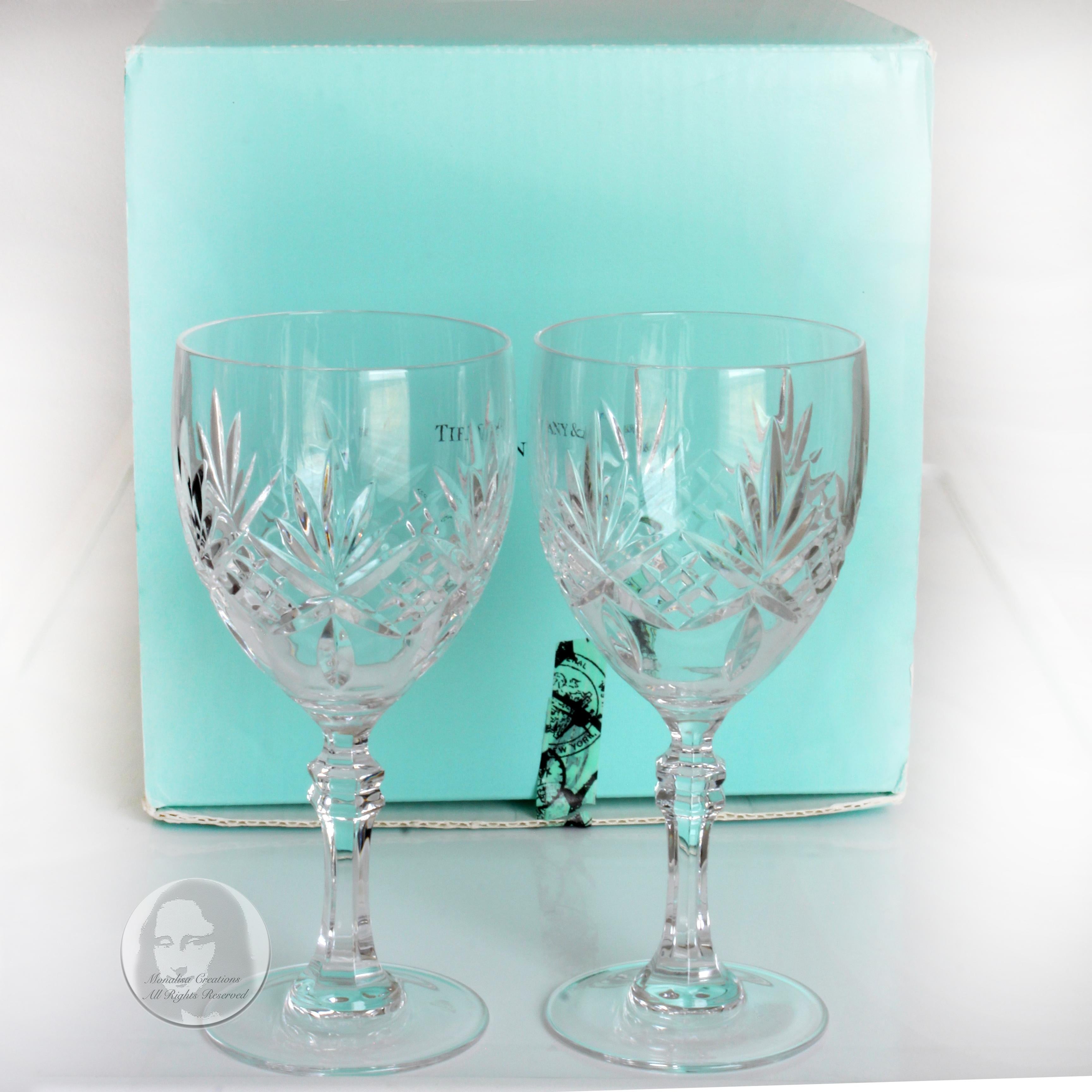 tiffany champagne glasses set of 2