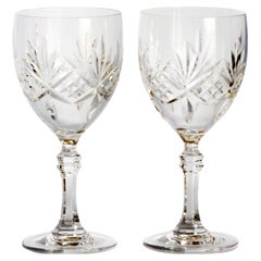 Tiffany & Company Newport Water Goblets Glasses 2pc Set with Box RCR Retro 80s