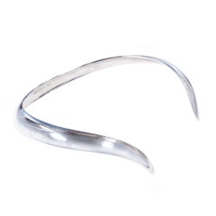 Tiffany & Co. Ove Wendt and Mikkelsen Design Midcentury Sterling Collar