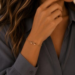 Tiffany & Company Paloma Picasso Double Loving Heart 18 Karat Rose Gold Bracelet