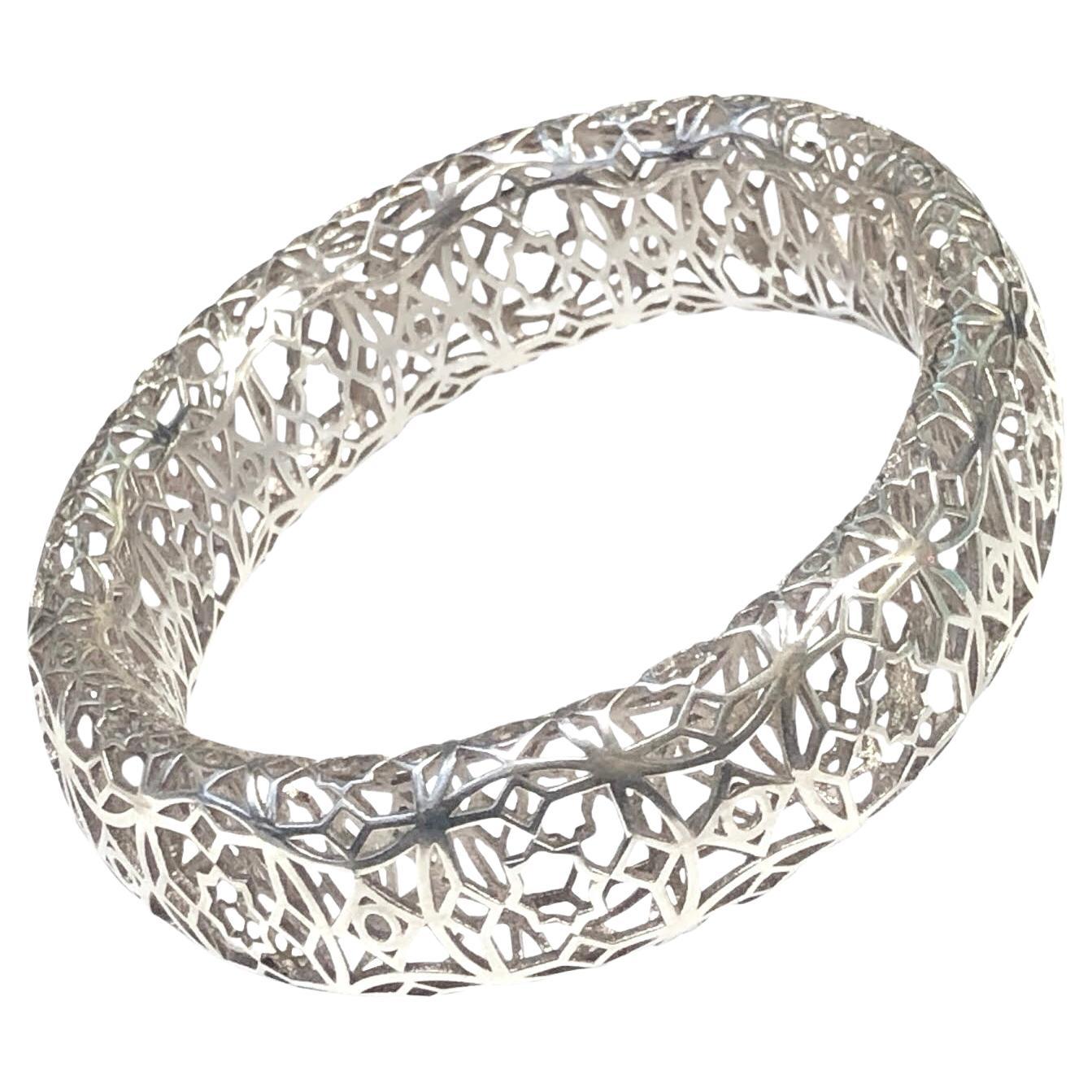 Tiffany & Company Paloma Picasso Marrakesh Sterling Bangle Bracelet