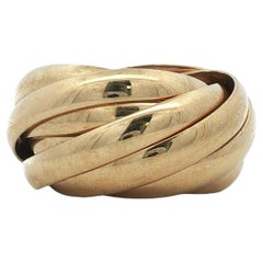 Tiffany & Company Paloma Picasso Melody 18 Karat Yellow Gold Rolling Band Ring