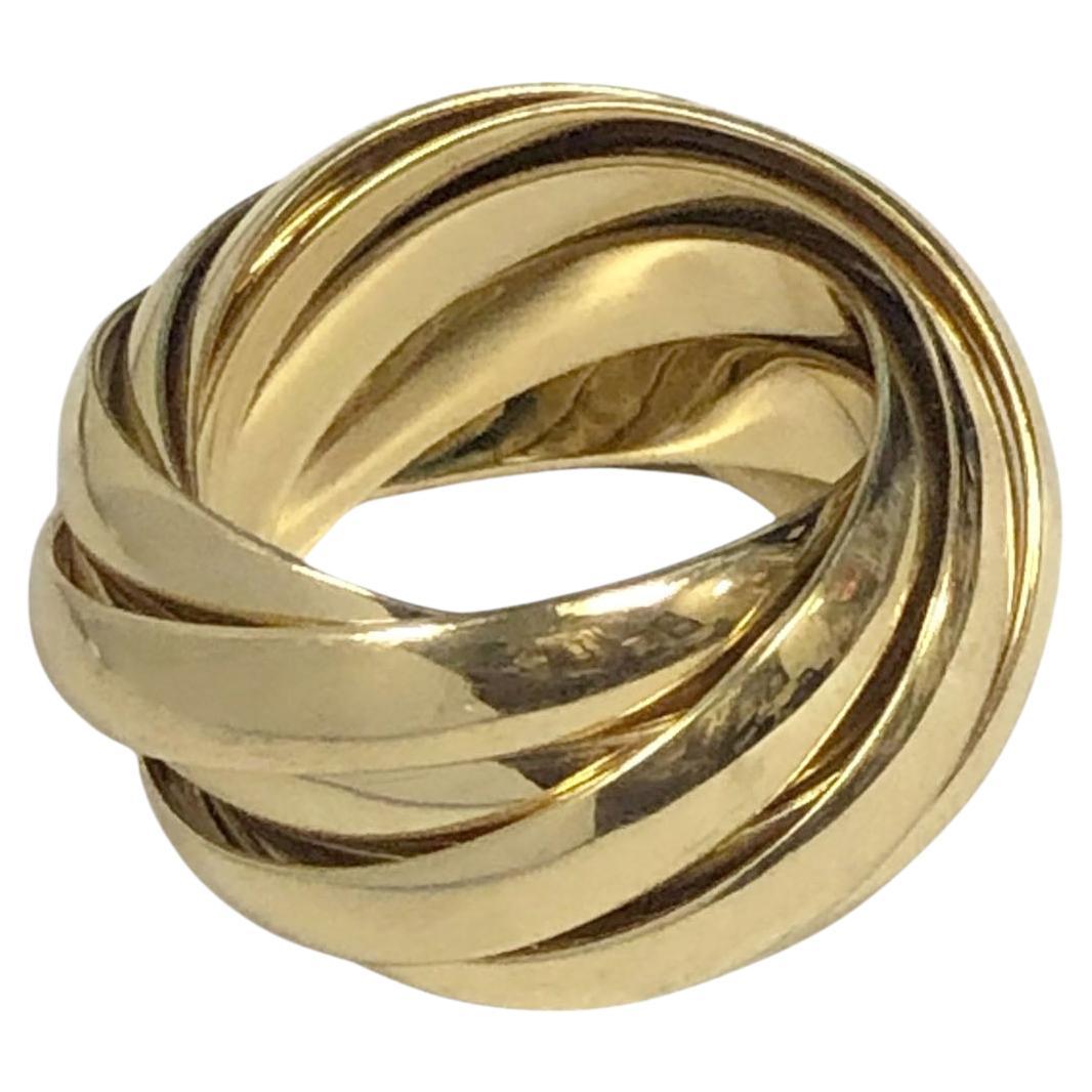 Tiffany & Company Paloma Picasso Yellow Gold 9 Band Melody Rolling Ring