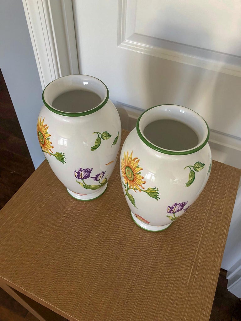 Tiffany and Company Petals Vases, Pair For Sale at 1stdibs