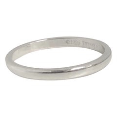 Tiffany 
Company Platinum Band Ring