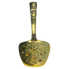 Tiffany & Company, San Lorenzo, modello del 1916, vassoio per dolci o panini, argento dorato